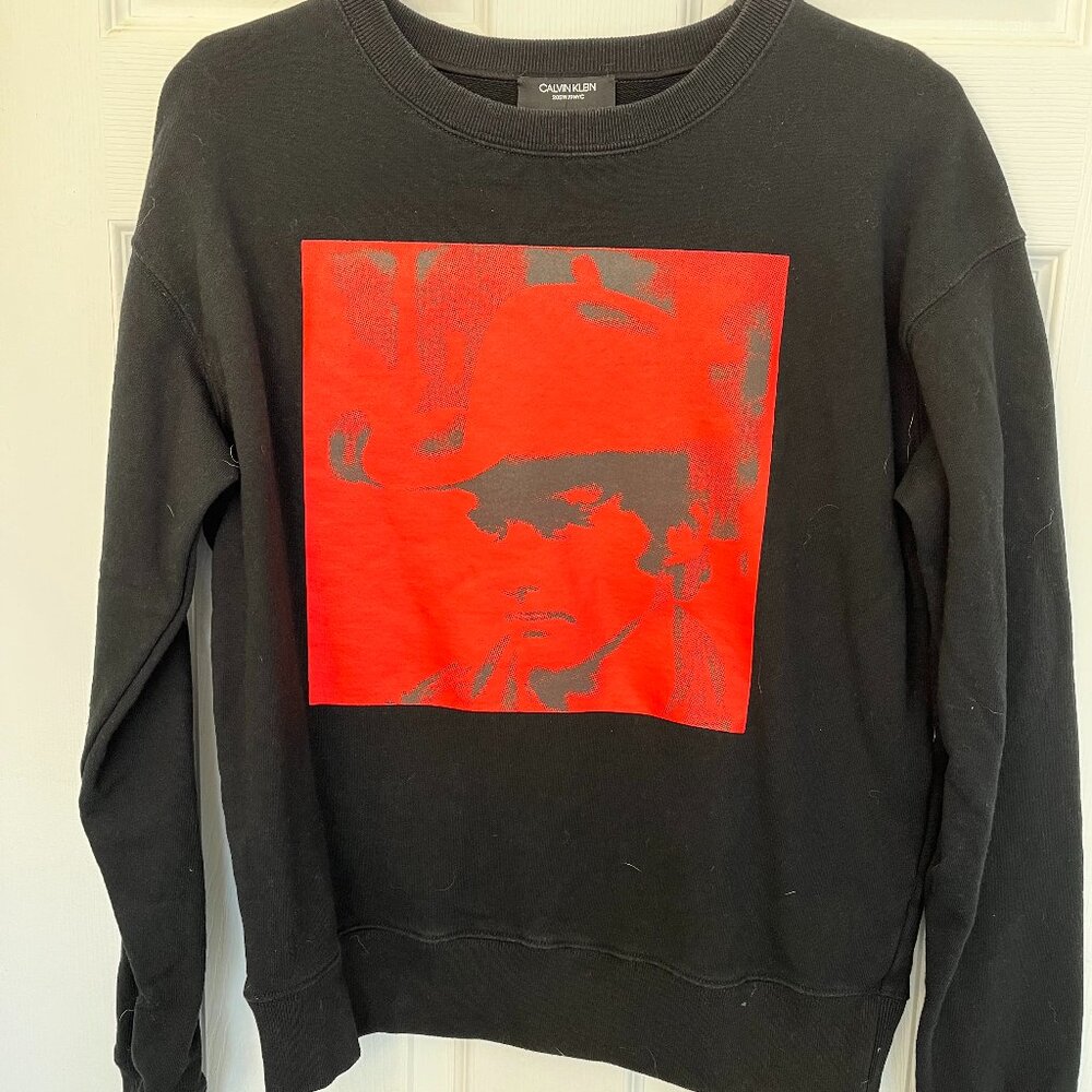 Calvin Klein Andy Warhol Dennis Hopper print sweatshirt